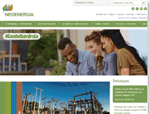 Tablet Screenshot of neoenergia.com